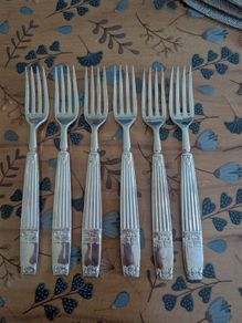 Elkington & Co fish forks