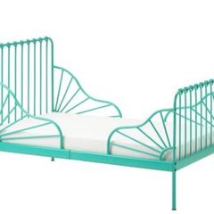 IKEA MINNEN Extendable Bed, Mint Green