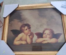 Wooden Framed Cherubs
