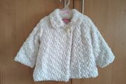 Cream Fur Coat with matching Hat