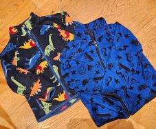 Fleece zips H&M and Dunnes