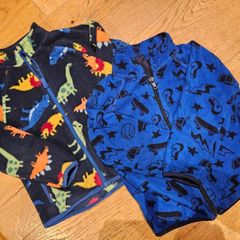 Fleece zips H&M and Dunnes