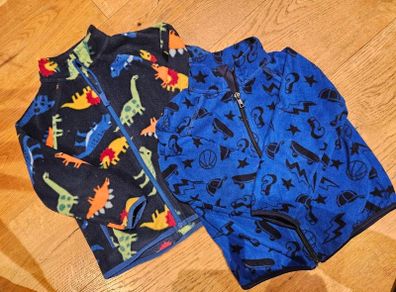 Fleece zips H&M and Dunnes