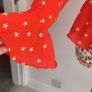 Red wrap around top with shoulder detail & straps size 12 Image 5