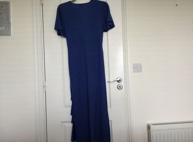 Dress royal blue glitter size L