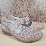 womens RIEKER closed toe sandals mary jane shoes flats multicoloured Size UK 6.5 EU 40 (AT1) Image 2