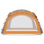 Party Tent with LED and 4 Sidewalls 3.6x3.6x2.3 m Grey&Orange Image 4