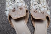 Embellished mules