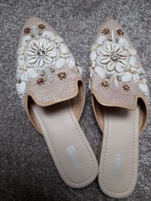 Embellished mules