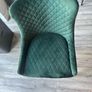 ez living dining chairs green velvet jasper x 2 Image 2
