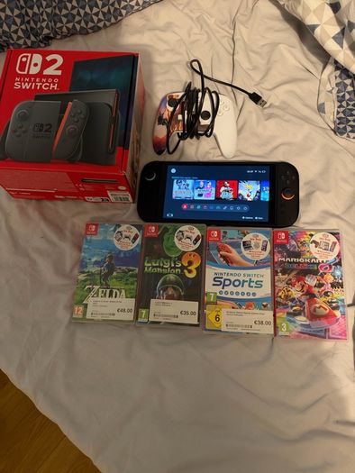 Switch 2 plus games spare controller