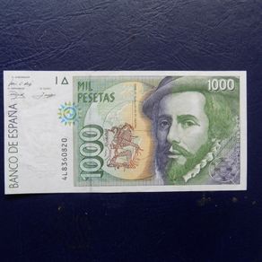 Spain 1992.1000 Pesetas.Good Very Fine Condition.