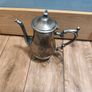 Coffee/Tea Pot Pitcher Silver Plated VM Rogers Vintage Footed Hinged Lid Image 8