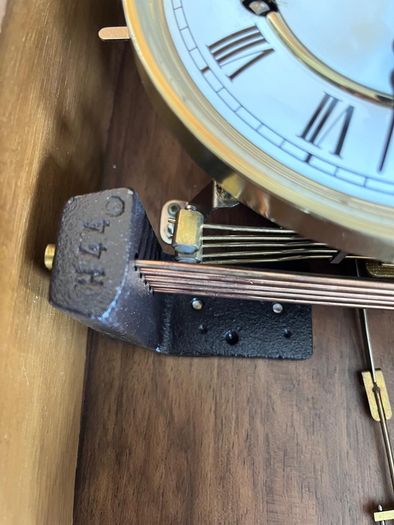 vintage wall clock Hermle Germany , not working