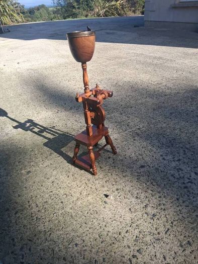 Mid Century Spinning Wheel Ashtray