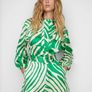 Mango Satin playsuit with belt Size M Image 6