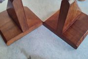 Vintage Wooden Bookends