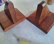 Vintage Wooden Bookends
