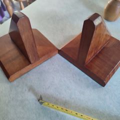 Vintage Wooden Bookends
