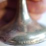 Antique  Sterling Silver  Vase (weighted bottom of the vase) 192,9g Image 6