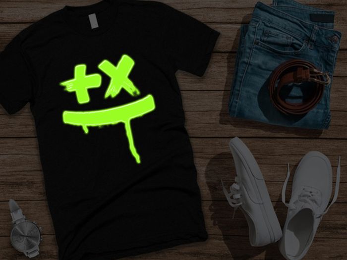 Martin garrix t-shirt glow in the dark logo t-shirt marting garrix dj t-shirt