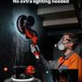 1150W Electric Drywall Sander with Dust Collection, LED Light & Extendable Handle Image 5