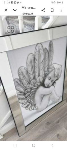 Large Mirrored Wall Picture