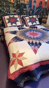 Beautiful Large Patchwork Quilt Set