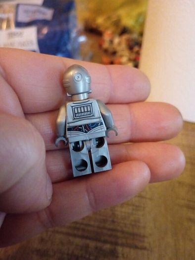 Lego star wars minifigure silver protocol droid