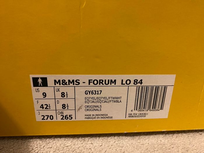Adidas m&ms forum LO 84