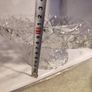 1960 VINTAG FLAT on FOOT in French crystal with 4 compartments. Image 3