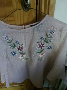 BNWT Blush Pink size 10 sheer Top