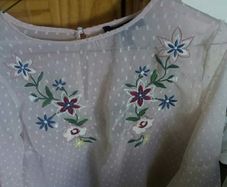 BNWT Blush Pink size 10 sheer Top