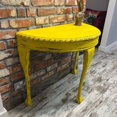 vintage hall table