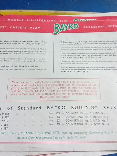 Vintage Childrens Building Set