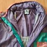 Vintage Retro shinny 80's 90's Rodeo C&A  jumper rainjacket waterproof  hoodie windbreaker colourfull size 44 XL Party Image 3