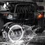 4-Inch LED Fog Lights Featuring White Angel Eyes Halo Rings, Image 8