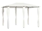 Gazebo with Sidewall 3x4x2.6 m Cream 160 g/m2