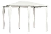 Gazebo with Sidewall 3x4x2.6 m Cream 160 g/m2