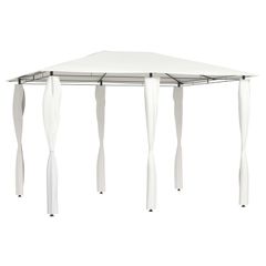 Gazebo with Sidewall 3x4x2.6 m Cream 160 g/m2