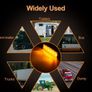 5pcs 9.65cm 6 LED Front Rear Side Marker Image 2