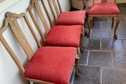 Set of 4 Queen Anne Style Dining Chairs - Upcycle Project