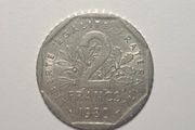France 2 franc coin