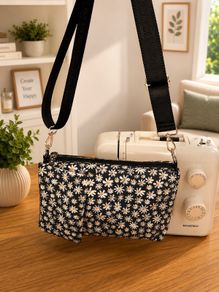 Handbag with matching purse and wristlet(handmade)