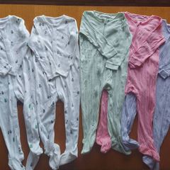 Baby girl 18-24mths babygrows x5 BRAND NEW