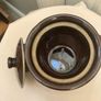 Moira Pottery - Vintage Treacle Glazed Casserole Dish with Lid 15.5 by 12 high Image 4
