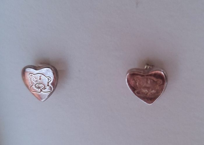 Me to you stud silver earrings