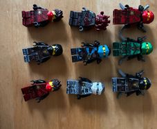 Lego Ninjago Hands of time minifigure joblot/ bundle ninja Lloyd, Cole, Kai, Nya, Zane, machia