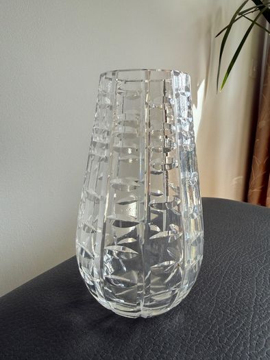 Vintage 70's Waterford Crystal 7" Vase Tralee Pattern Marked Waterford Ireland