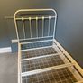 white metal frame bed Image 2